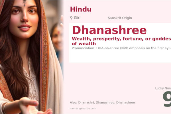 Dhanashree Name Meaning — Sanskrit Origin, Girl Name & Details (2025)