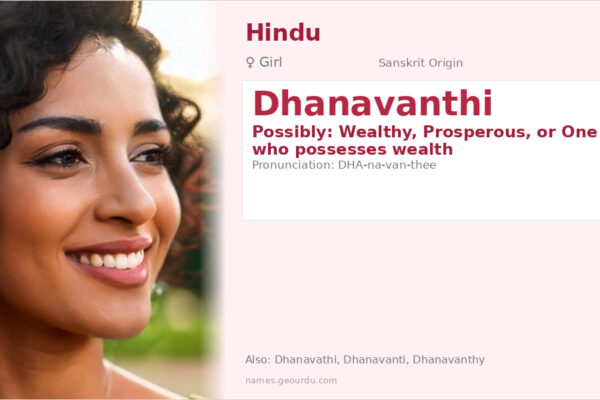 Dhanavanthi Name Meaning — Origin, Gender & Details (2025)