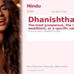 Dhanishtha Name Meaning and Details