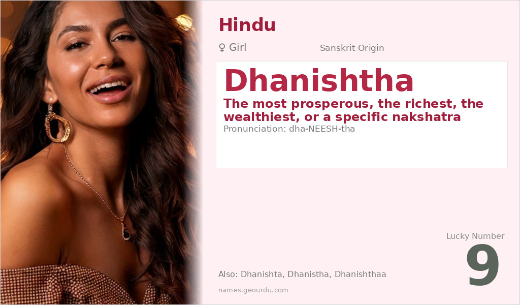 Dhanishtha Name Meaning and Details
