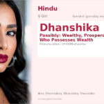 Dhanshika Name Meaning and Details