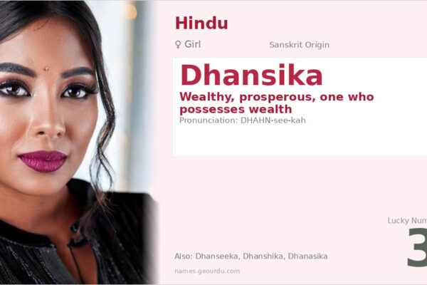 Dhansika Name Meaning — Sanskrit Origin, Girl Name & Details (2025)