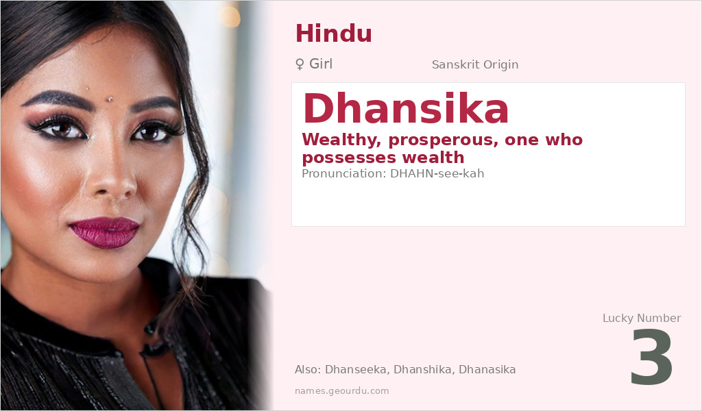 Dhansika Name Meaning and Details