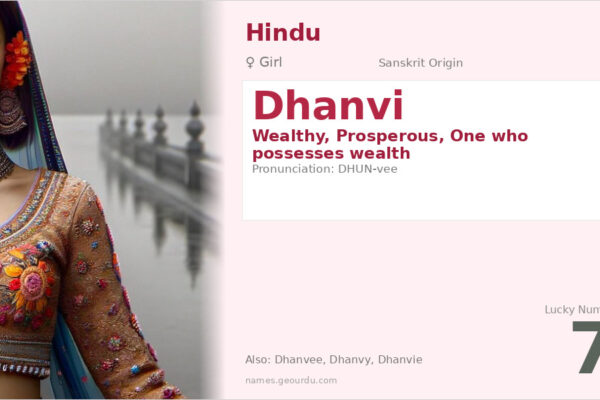 Dhanvi Name Meaning — Sanskrit Origin, Girl Name & Details (2025)
