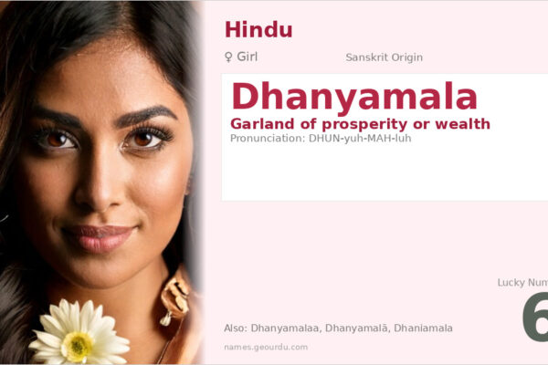 Dhanyamala Meaning — Sanskrit Origin, Girl Name & Details (2025)