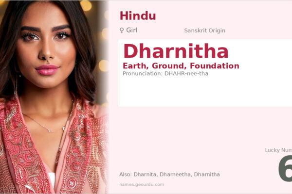 Dharnitha Meaning — Sanskrit Origin, Girl Name & Details (2025)