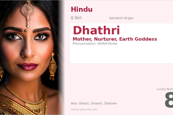 Dhathri Name Meaning — Sanskrit Origin, Girl Hindu Name & Details (2025)