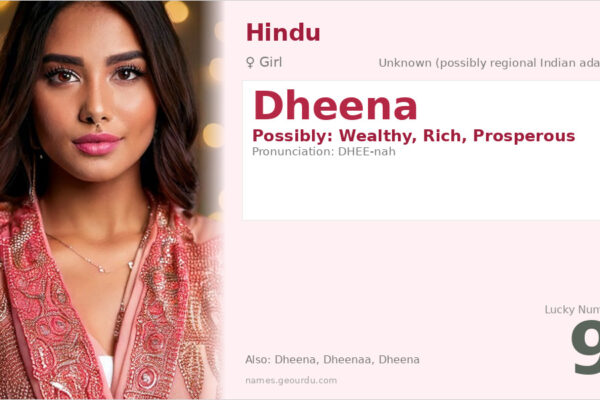 Dheena Name Meaning — Origin, Gender & Details (2025)