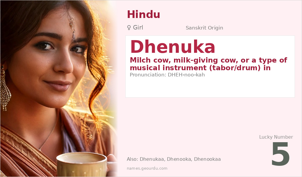 Dhenuka Name Meaning and Details