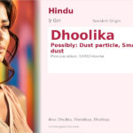 Dhoolika Name Meaning and Details