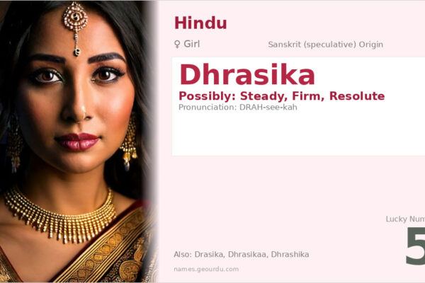 Dhrasika Name Meaning — Origin, Gender & Details (2025)