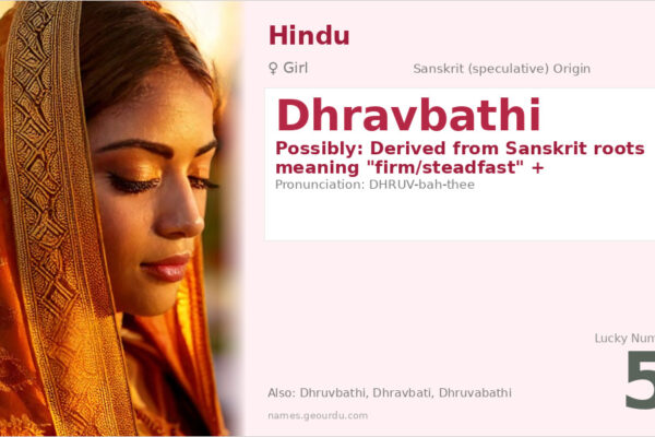 Dhravbathi Name Meaning — Origin, Gender & Details (2025)
