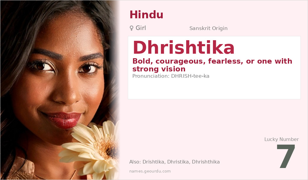 Dhrishtika Name Meaning and Details