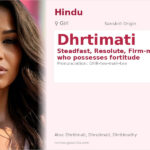 Dhrtimati Name Meaning and Details