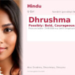 Dhrushma Name Meaning and Details
