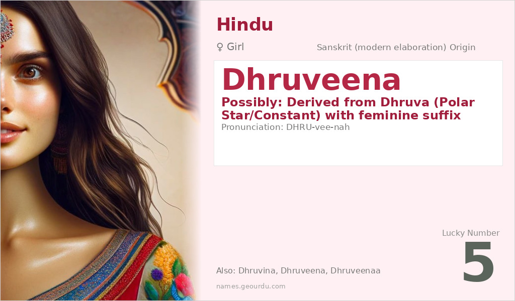 Dhruveena Name Meaning and Details