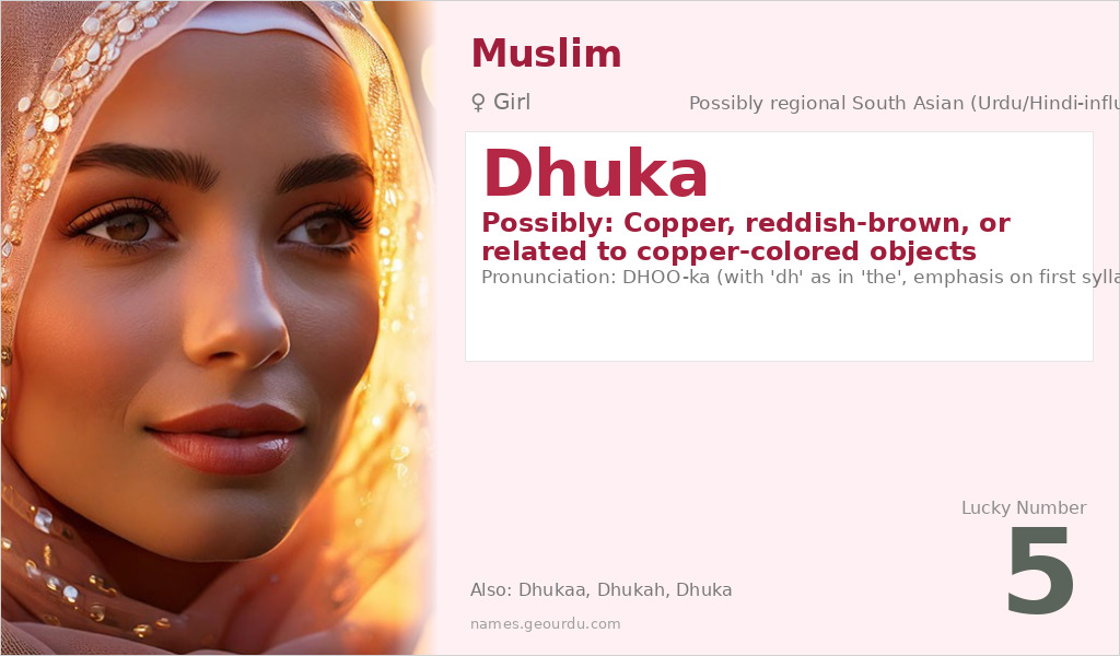 Dhuka Name Meaning and Details