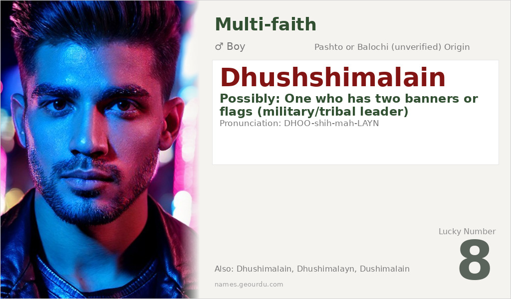 Dhushshimalain Name Meaning and Details