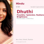 Dhuthi Name Meaning and Details