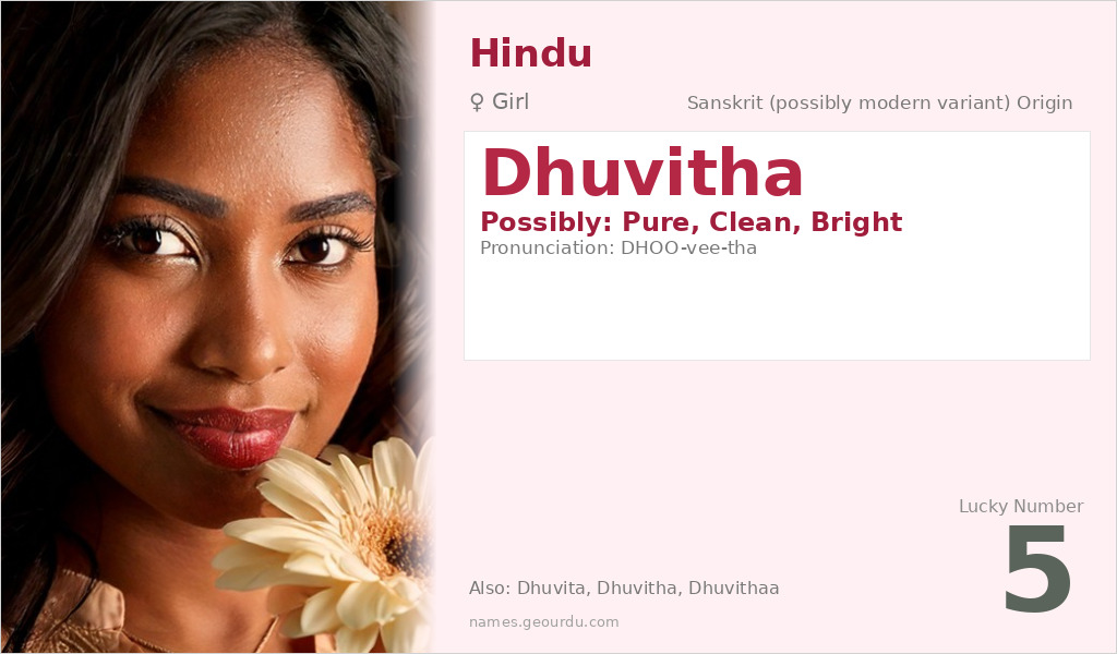 Dhuvitha Name Meaning and Details