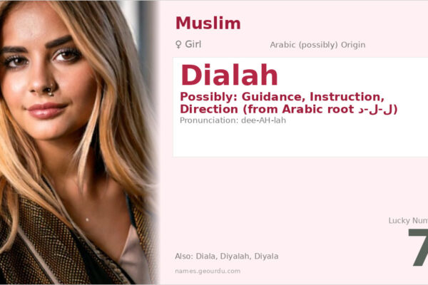 Dialah Name Meaning — Origin, Gender & Details (2025)