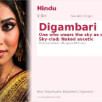 Digambari Name Meaning and Details