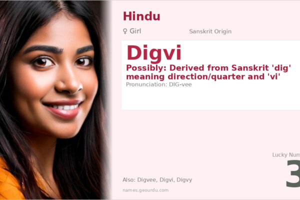 Digvi Name Meaning — Sanskrit Origin, Girl Name & Details (2025)