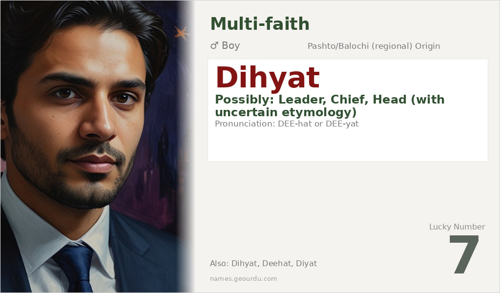 Dihyat Name Meaning and Details