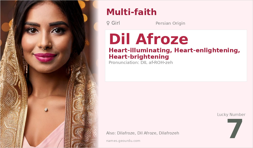 Dil Afroze Name Meaning and Details