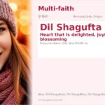 Dil Shagufta Name Meaning and Details