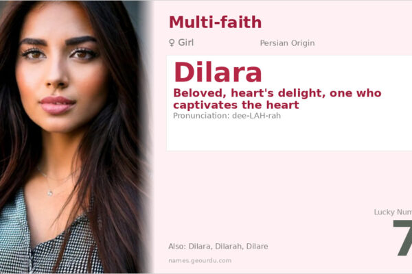 Dilara Name Meaning — Persian Origin, Girl Name & Details (2025)