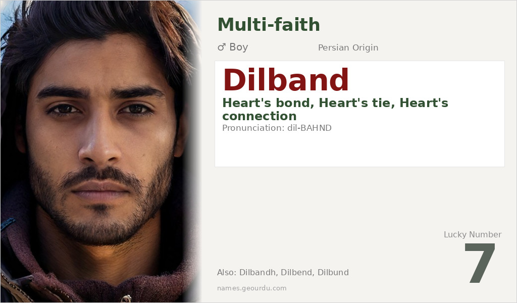 Dilband Name Meaning and Details