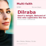 Dilraba Name Meaning and Details