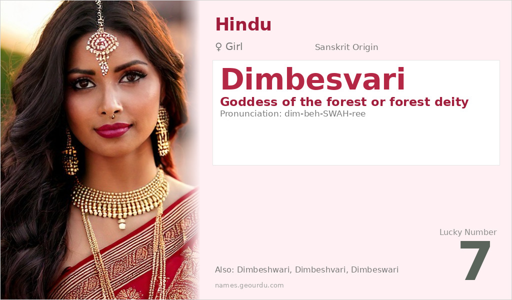 Dimbesvari Name Meaning and Details
