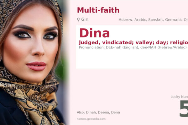 Dina Name Meaning — Origin, Gender & Details (2025)