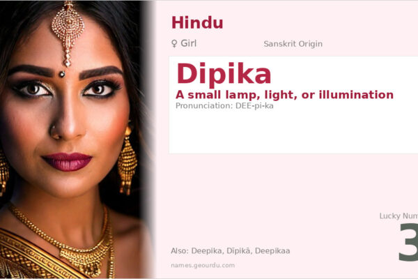 Dipika Name Meaning — Sanskrit Origin, Girl Name & Details (2025)