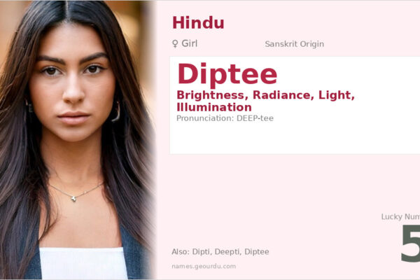 Diptee Name Meaning — Origin, Gender & Details (2025)