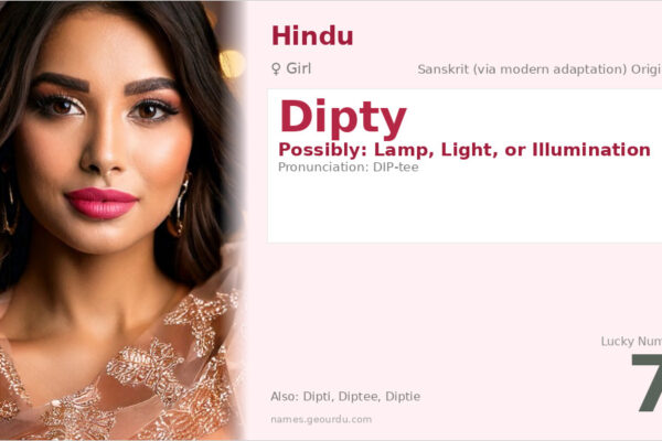 Dipty Name Meaning — Origin, Gender & Details (2025)