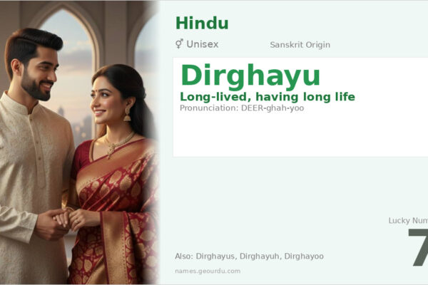 Dirghayu Meaning — Sanskrit Origin, Gender & Details (2025)