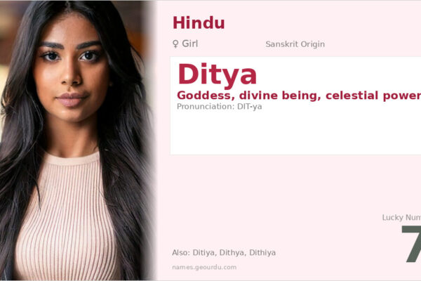 Ditya Name Meaning — Sanskrit Origin, Goddess & Details (2025)