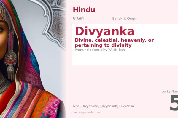 Divyanka Name Meaning — Sanskrit Origin, Girl Name & Details (2025)