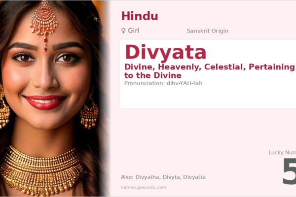 Divyata Name Meaning — Sanskrit Origin, Girl Hindu Name & Details (2025)