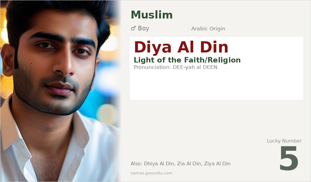 Diya Al Din Name Meaning and Details
