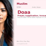 Doaa Name Meaning and Details