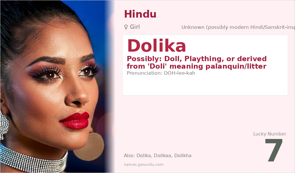 Dolika Name Meaning and Details