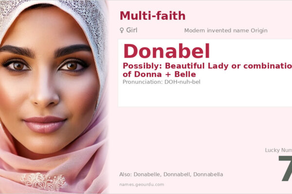 Donabel Name Meaning — Origin, Gender & Details (2025)