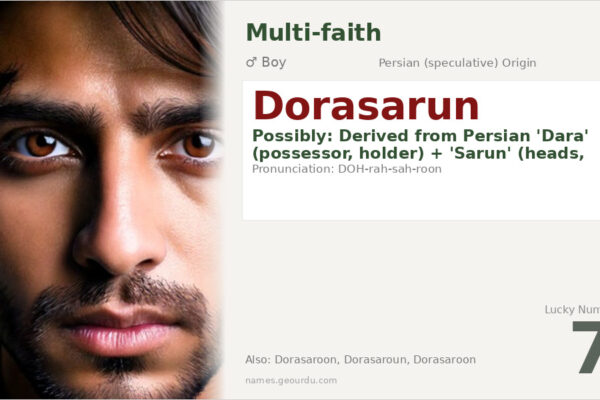 Dorasarun Name Meaning — Origin, Gender & Details (2025)