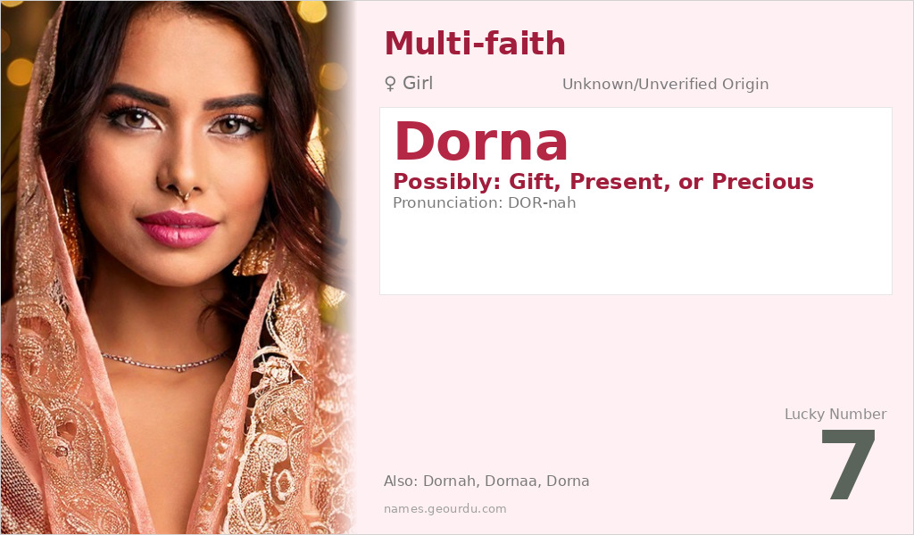 Dorna Name Meaning and Details