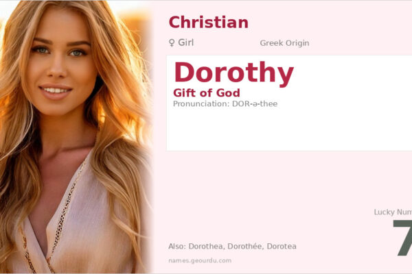 Dorothy Name Meaning — Greek Origin, Girl Name & History (2025)