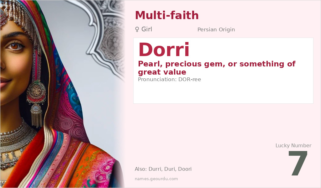 Dorri Name Meaning and Details